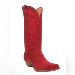 🔥 NWOB W/Tags DINGO WOMEN'S OUT WEST SUEDE WESTERN BOOTS - SNIP TOE Size 8